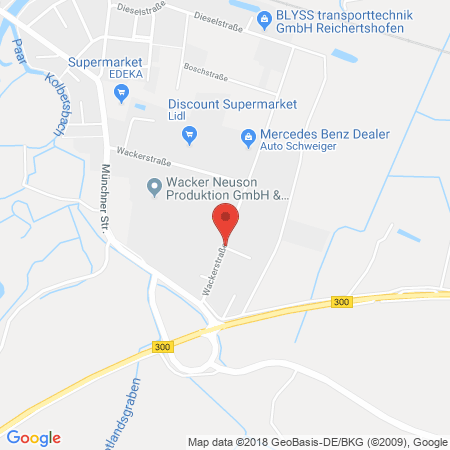 Kartenansicht Zieglmeier SB-Tankstelle