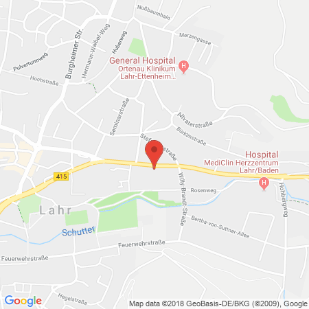 Kartenansicht Autohaus Schillinger