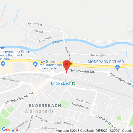 Kartenansicht Auto-Palmer GmbH (Esso)