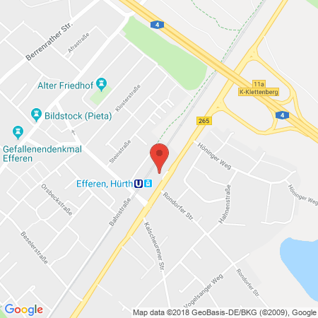 Kartenansicht ARAL Tankstelle (LPG der Aral AG)