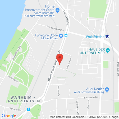 Kartenansicht EGN Birkhoff GmbH DEKRA-Station