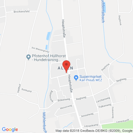 Kartenansicht Aral Tankstelle Jantzon & Hocke