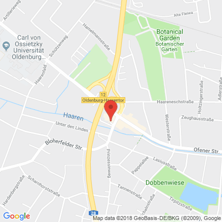 Kartenansicht Aral Tankstelle Uwe Vollertsen