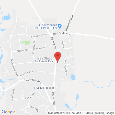 Kartenansicht Tankcenter Pansdorf Reinhard Raap (Elan)