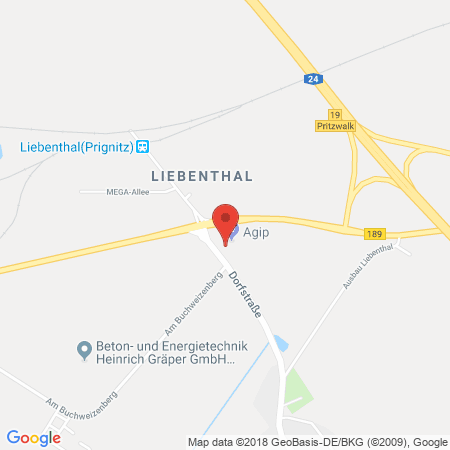 Kartenansicht Agip Autohof