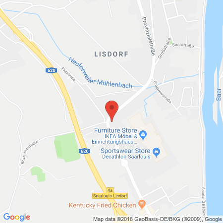 Kartenansicht JET Tankstelle