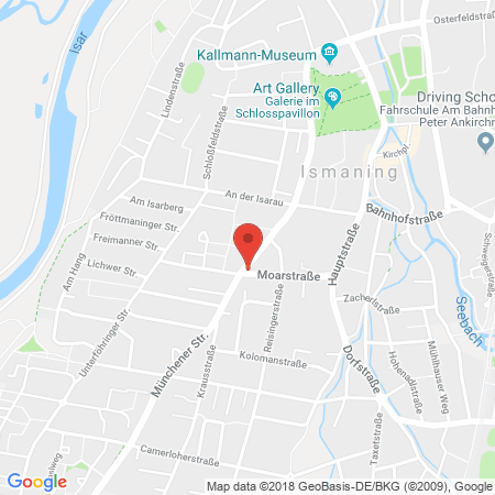 Kartenansicht Agip Ismaning