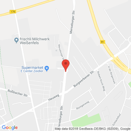 Kartenansicht Jet Weissenfels