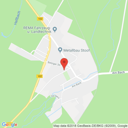 Kartenansicht Hoyer Tank-Treff Dahnsdorf