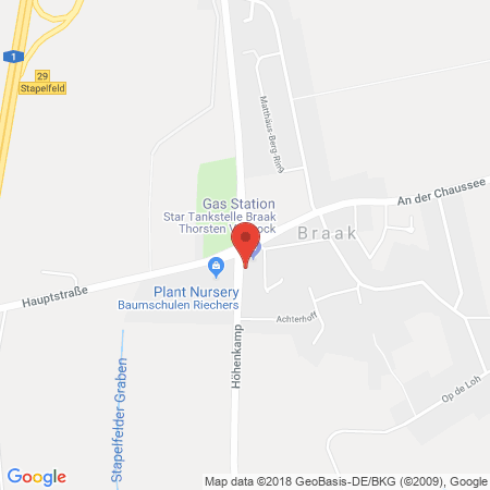 Kartenansicht Star Tankstelle