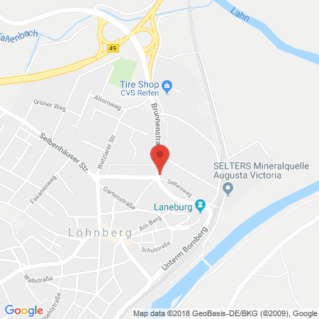 Kartenansicht ED Tankstelle Bergner