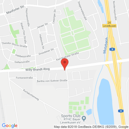 Kartenansicht Aral Tankstelle (LPG der Aral AG)