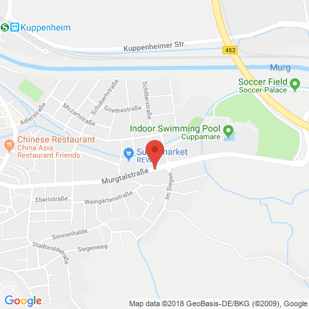 Kartenansicht Autohaus Burger (Esso)