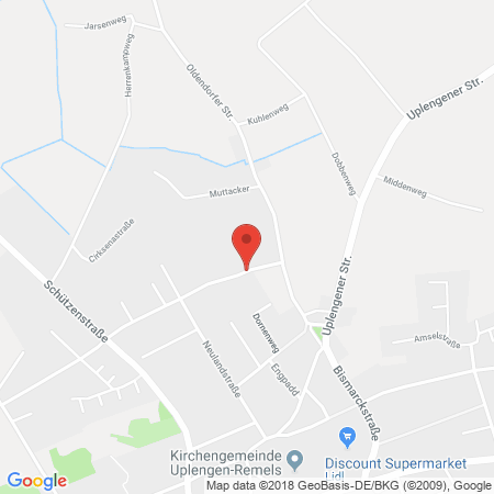 Kartenansicht Carl Büttner Tanken Remels