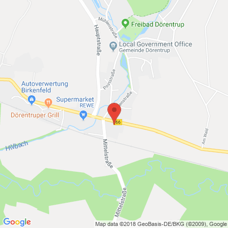 Kartenansicht Star Tankstelle Schäfer