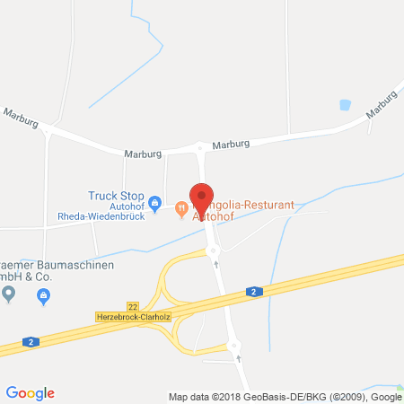 Kartenansicht Aral Tankstelle (LPG der Aral AG)