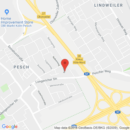 Kartenansicht Coelln Gas GmbH