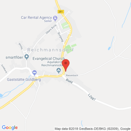 Kartenansicht TOTAL Station Hans Höhn