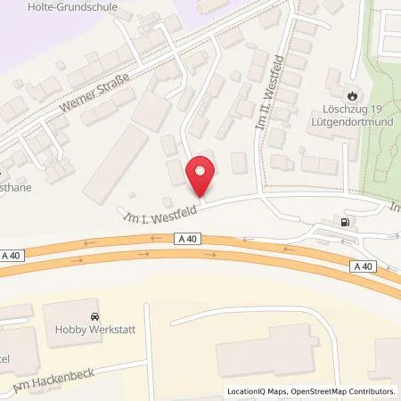 Karte Aral Tankstelle (LPG der Aral AG)