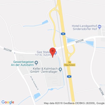 Kartenansicht TOTAL Autohof Hilpodrom