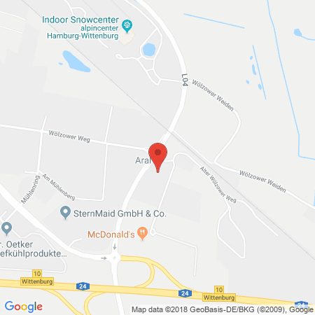 Kartenansicht Aral Tankstelle (LPG der Aral AG)