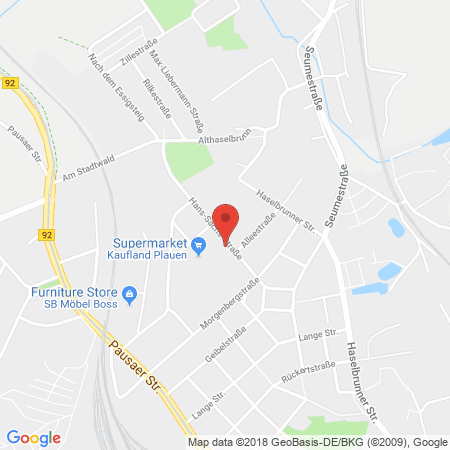 Kartenansicht Autohaus Wunderlich OHG