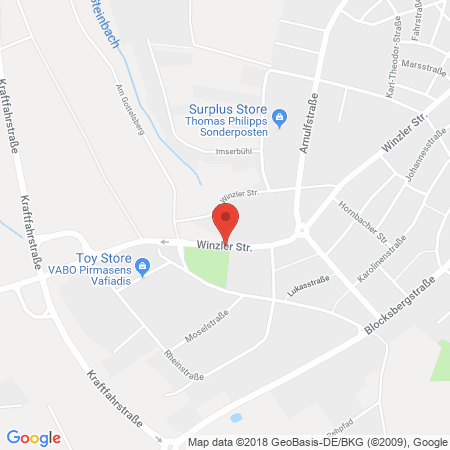 Kartenansicht Autohaus Gumbert