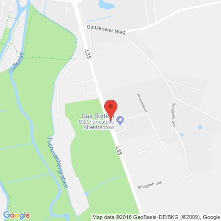 Kartenansicht Oil-Tankstelle W. Arelt