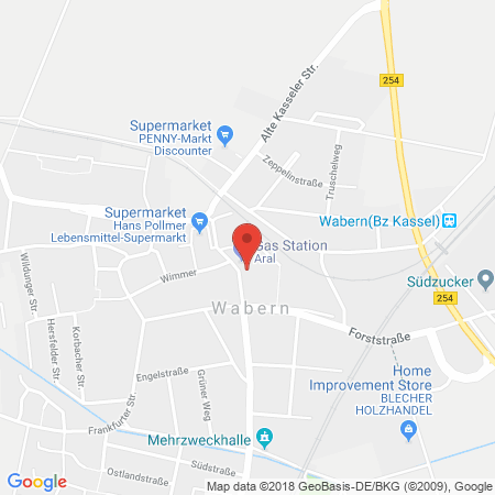 Kartenansicht ARAL Tankstelle (LPG der Aral AG)