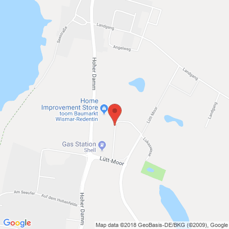 Kartenansicht SHELL-Tankstelle