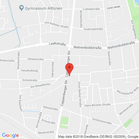 Kartenansicht ESSO Tankstelle Thorsten Tennie