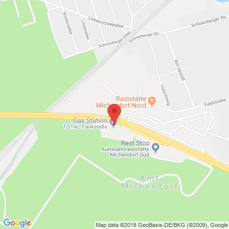 Kartenansicht Total Station Michendorf Süd