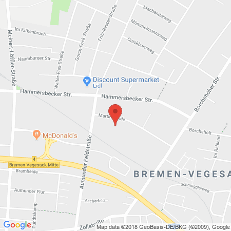 Karte Autohaus Woltmann