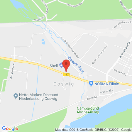 Kartenansicht Shell Station Knape Tankstellen GmbH