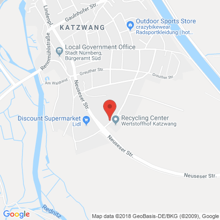 Kartenansicht Autogas-Nürnberg.de MOTOEXPERT e.K.