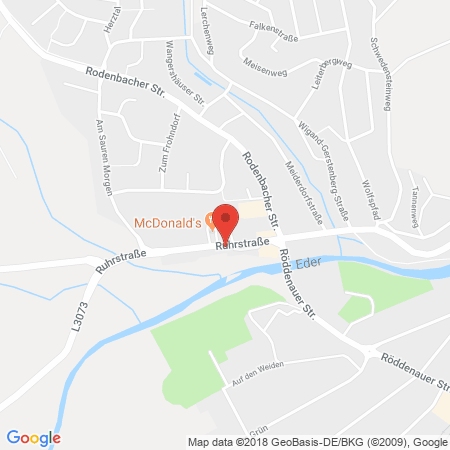 Kartenansicht Shell Station