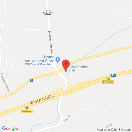 Kartenansicht IQ TANKSTELLE PÖCHLARN GMBH