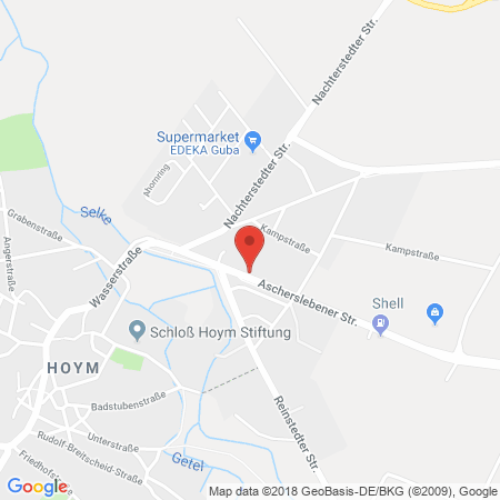 Kartenansicht Shell Rasthof Seeland