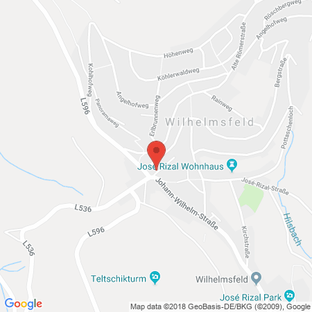 Kartenansicht AVIA Tankstelle Gerhard Elfner