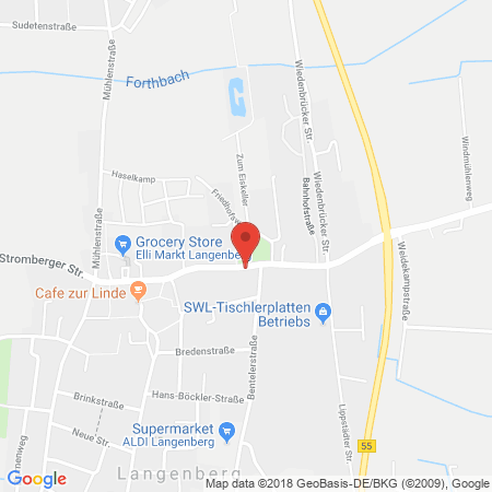 Kartenansicht AVIA Tankstelle Tellenbrock GbR