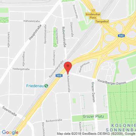 Kartenansicht Autowerkstatt rubens