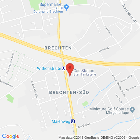 Kartenansicht Star-Tankstelle Jörg Jeschio