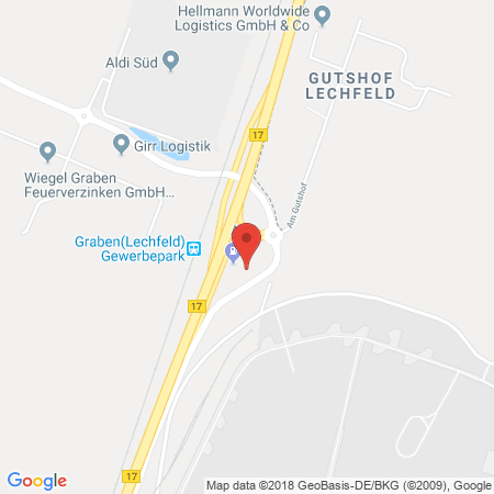 Kartenansicht Aral Tankstelle Erich Werner