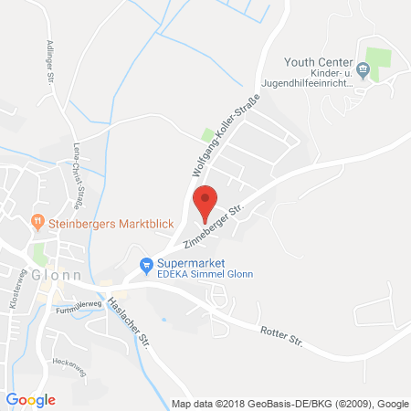 Kartenansicht Treibstoffe aller Art Alfons Gartner