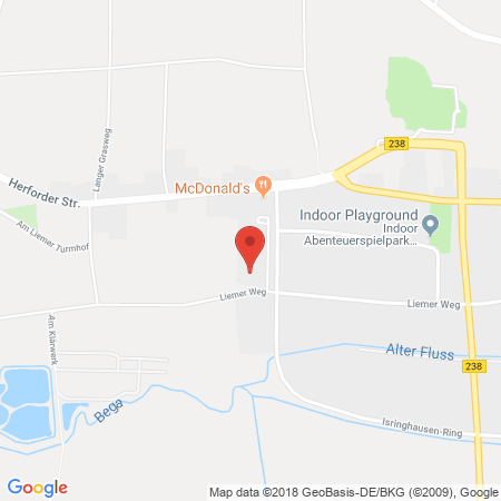 Kartenansicht Raiffeisen Lippe-Weser AG Lemgo