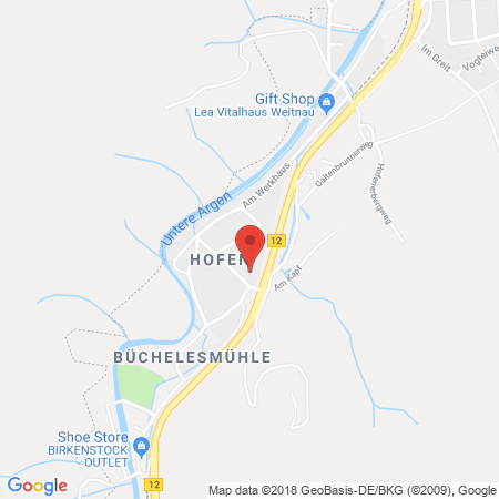 Kartenansicht Auto Steinbach