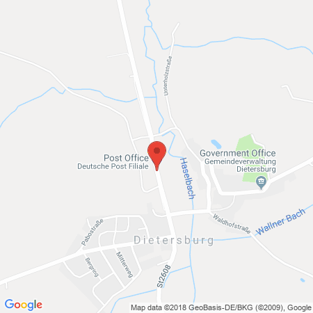 Kartenansicht Tankstelle Haider