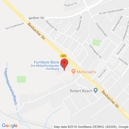 Kartenansicht Petes - Stop Automatentankstelle