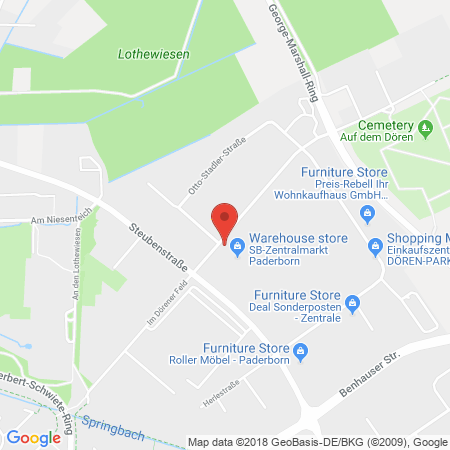 Kartenansicht Tankstelle am SB-Zentralmarkt