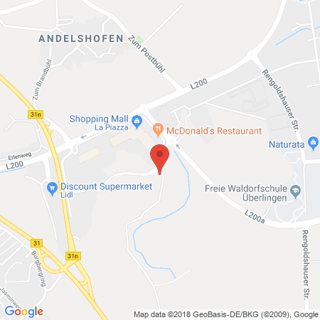 Kartenansicht HEM-Tankstelle